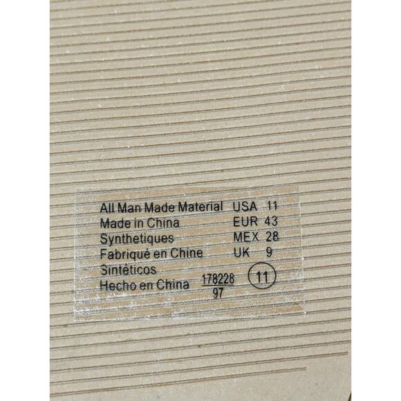 Montego Bay Club Cognac Sandals WOMENS 11 Vegan Leather Slip On Slides Cruise - Picture 7 of 8